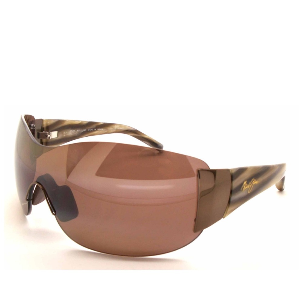 Maui Jim Brown Sport Sunglasses with Wraparound Design